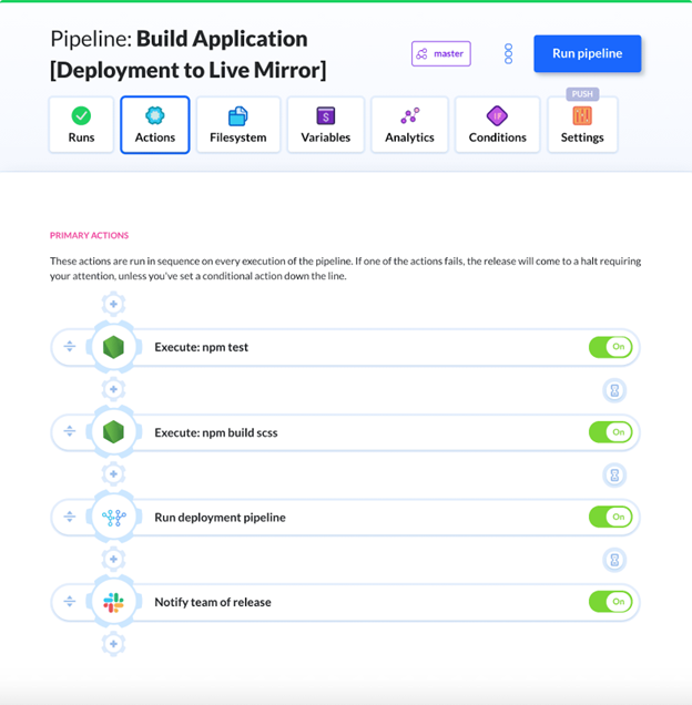 Buddy is a self-hosted, web-based CI/CD tool for Git developers